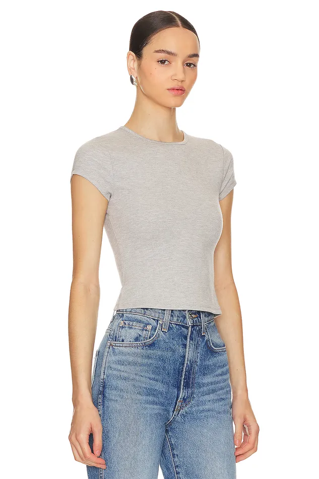 Tops Women Lovers and Friends Morgan Tee Heather Grey Tops Women Lovers and Friends Morgan Tee Heather Grey