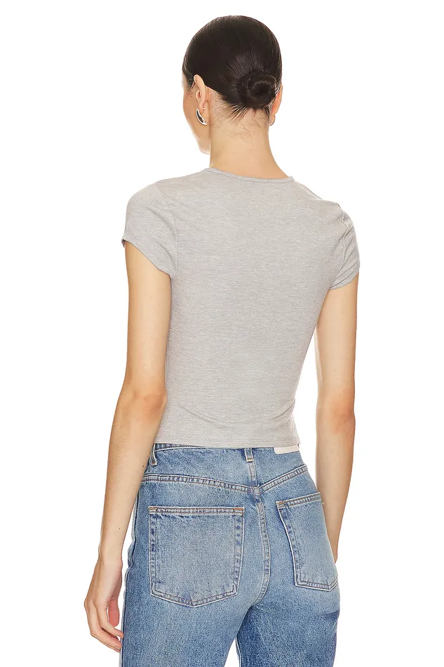 Tops Women Lovers and Friends Morgan Tee Heather Grey Tops Women Lovers and Friends Morgan Tee Heather Grey