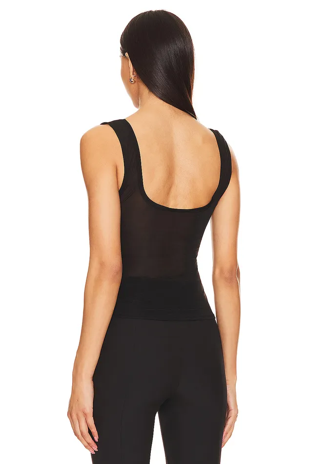 Tops Women Lovers and Friends Nani Sheer Top Black Tops Women Lovers and Friends Nani Sheer Top Black