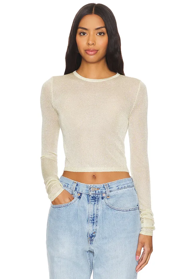 Tops Women Lovers and Friends Nathalie Sweater Champagne