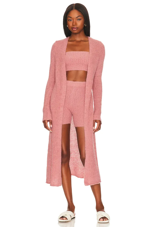 Tops Women Lovers and Friends Reign Cropped Tube Top Mauve Tops Women Lovers and Friends Reign Cropped Tube Top Mauve