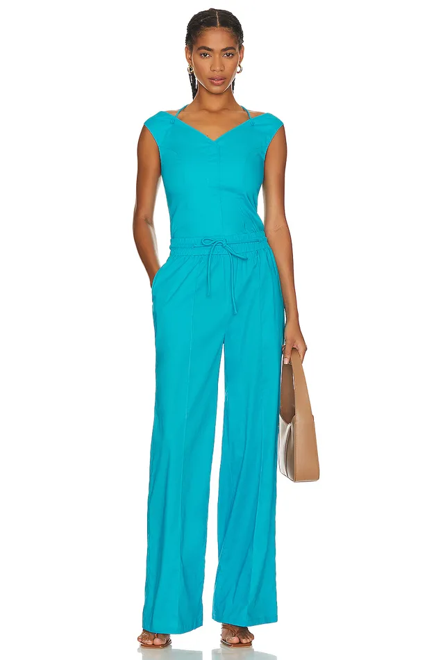 Tops Women Lovers and Friends Rockaway Top Cerulean Blue Tops Women Lovers and Friends Rockaway Top Cerulean Blue