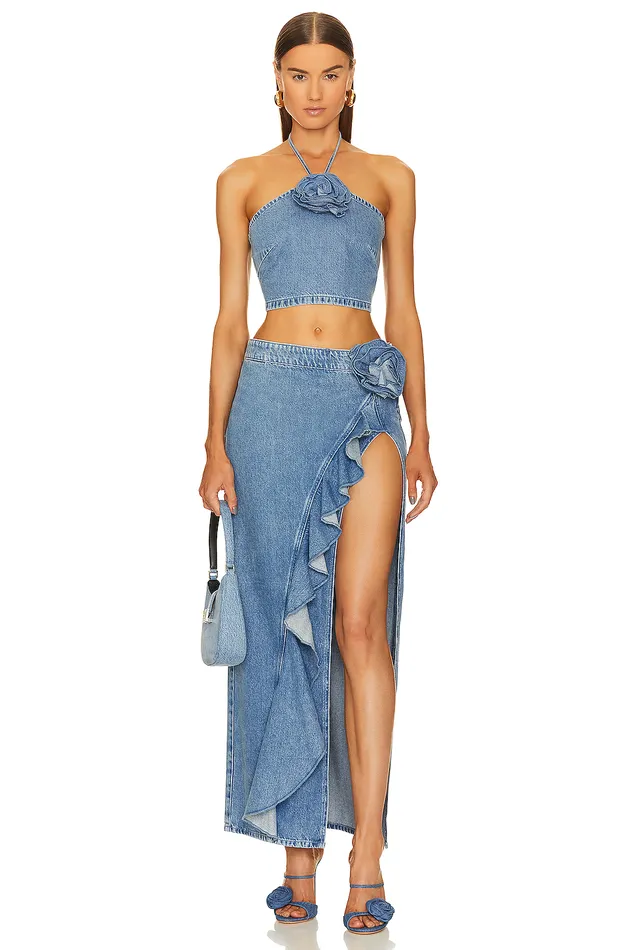 Tops Women Lovers and Friends Rosalie Halter Top Rose Bowl Tops Women Lovers and Friends Rosalie Halter Top Rose Bowl