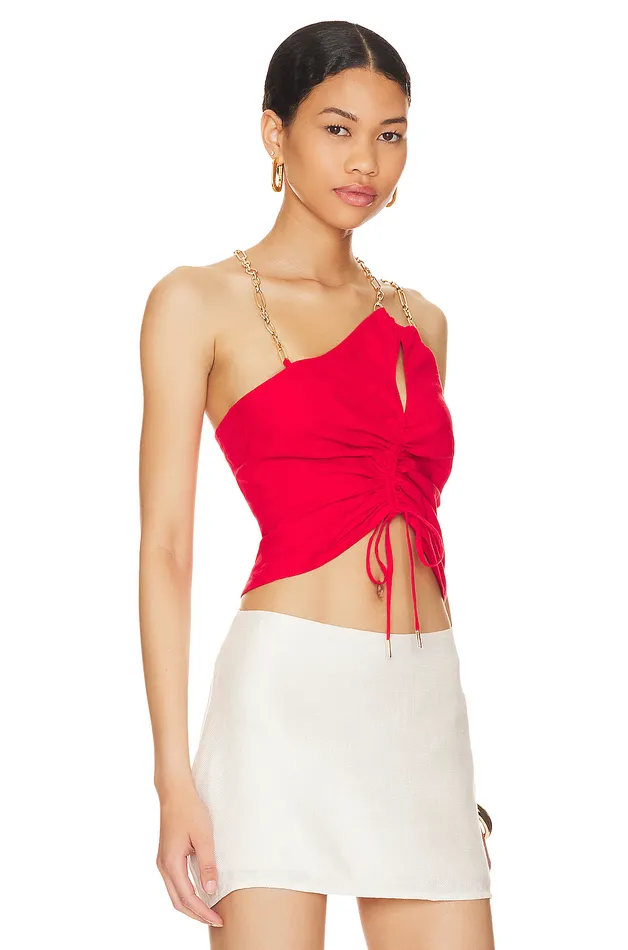 Tops Women Lovers and Friends Rosalie Top Bright Red Tops Women Lovers and Friends Rosalie Top Bright Red