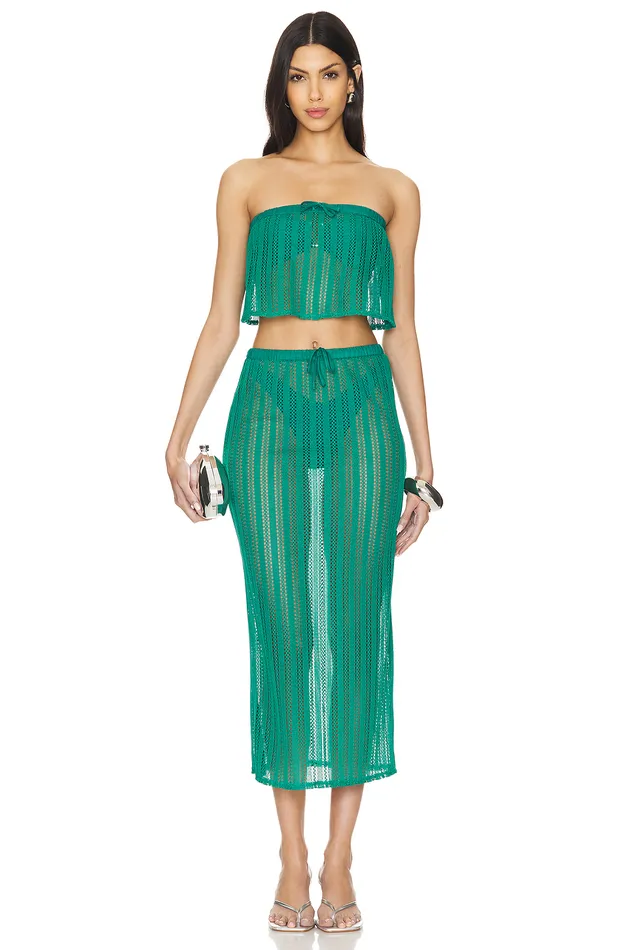 Tops Women Lovers and Friends Sarai Top Teal Green Tops Women Lovers and Friends Sarai Top Teal Green
