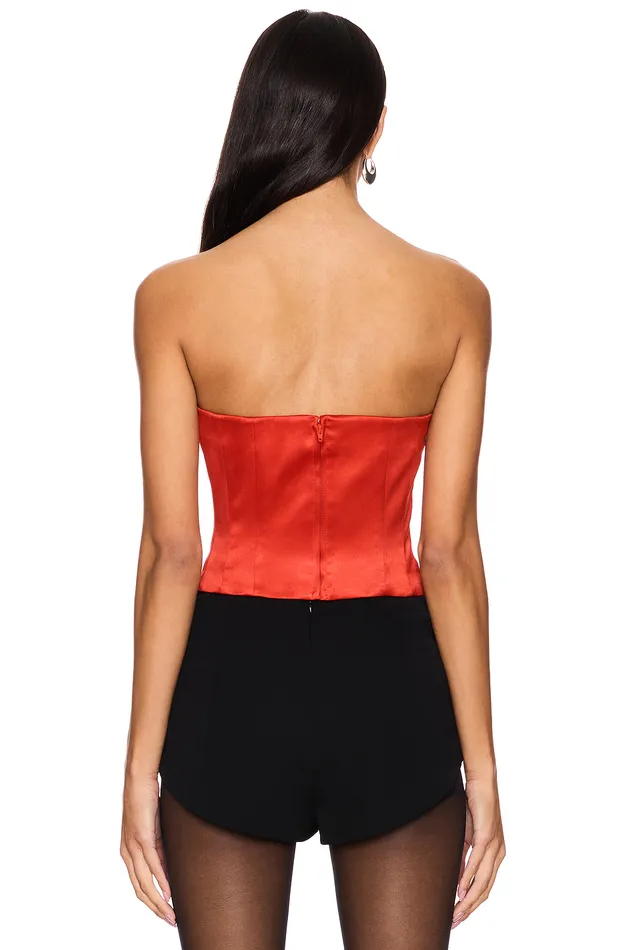Tops Women Lovers and Friends Selena Bustier Red Tops Women Lovers and Friends Selena Bustier Red