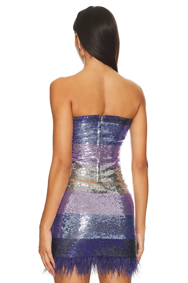 Tops Women Lovers and Friends Sirena Top Purple Multi Tops Women Lovers and Friends Sirena Top Purple Multi