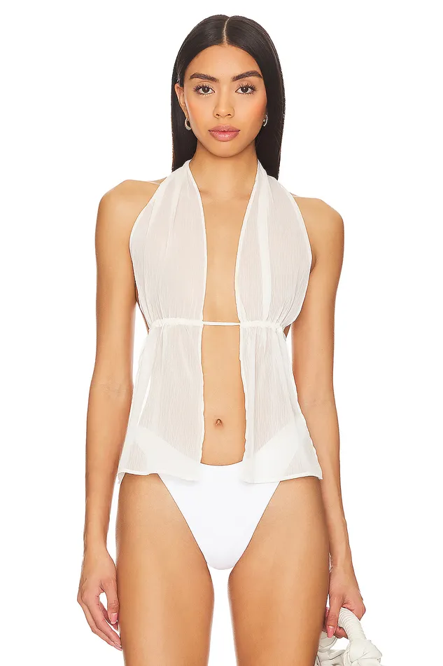 Tops Women Lovers and Friends Sun And Sand Top Ivory