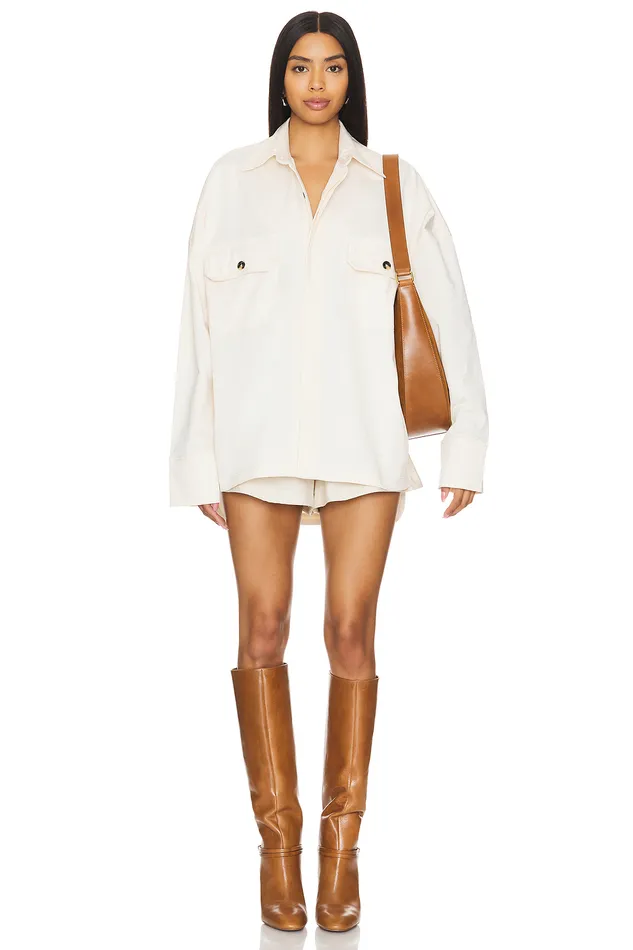 Tops Women Lovers and Friends Sydney Button Up Cream Tops Women Lovers and Friends Sydney Button Up Cream