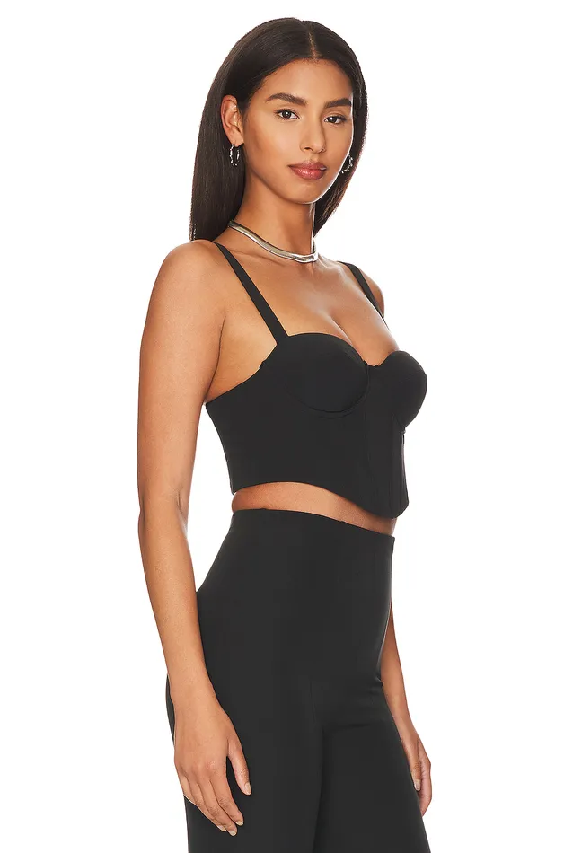 Tops Women Lovers and Friends Tish Bustier Top Black Tops Women Lovers and Friends Tish Bustier Top Black