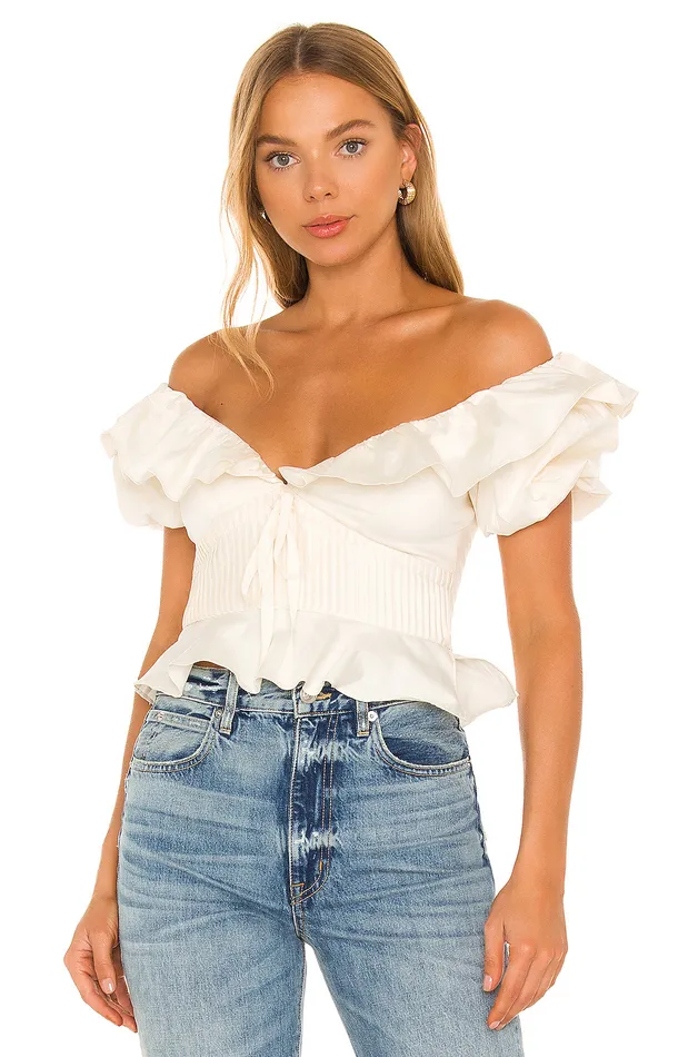 Tops Women Lovers and Friends Villa Top Ivory