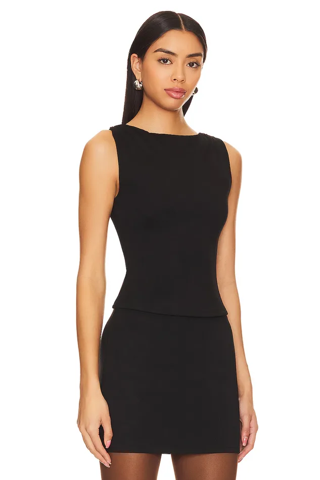 Tops Women Lovers and Friends X Anja Dujakovi Lainey Top Black Tops Women Lovers and Friends X Anja Dujakovi Lainey Top Black