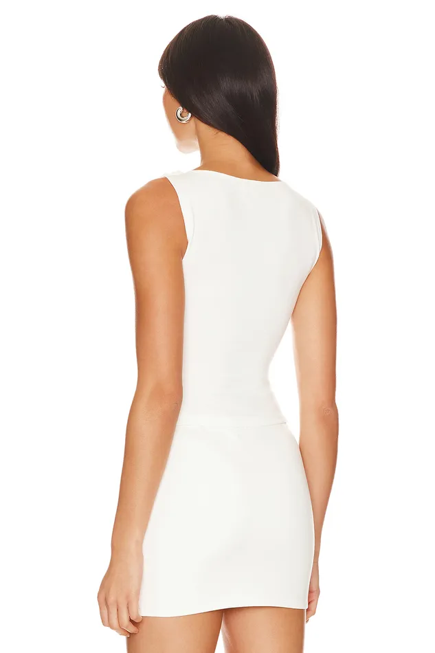 Tops Women Lovers and Friends X Anja Dujakovi Lainey Top White Tops Women Lovers and Friends X Anja Dujakovi Lainey Top White