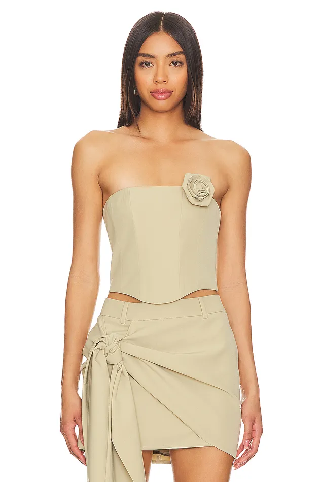 Tops Women Lovers and Friends X Anja Dujakovi Lyra Top Sage Green