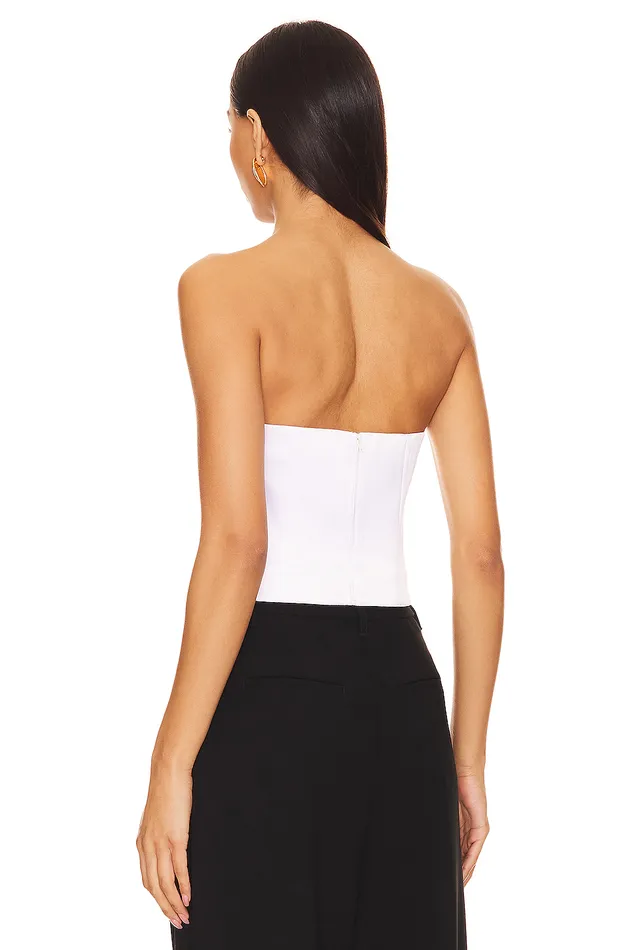 Tops Women Lovers and Friends X Anja Dujakovi Selena Bustier White Tops Women Lovers and Friends X Anja Dujakovi Selena Bustier White