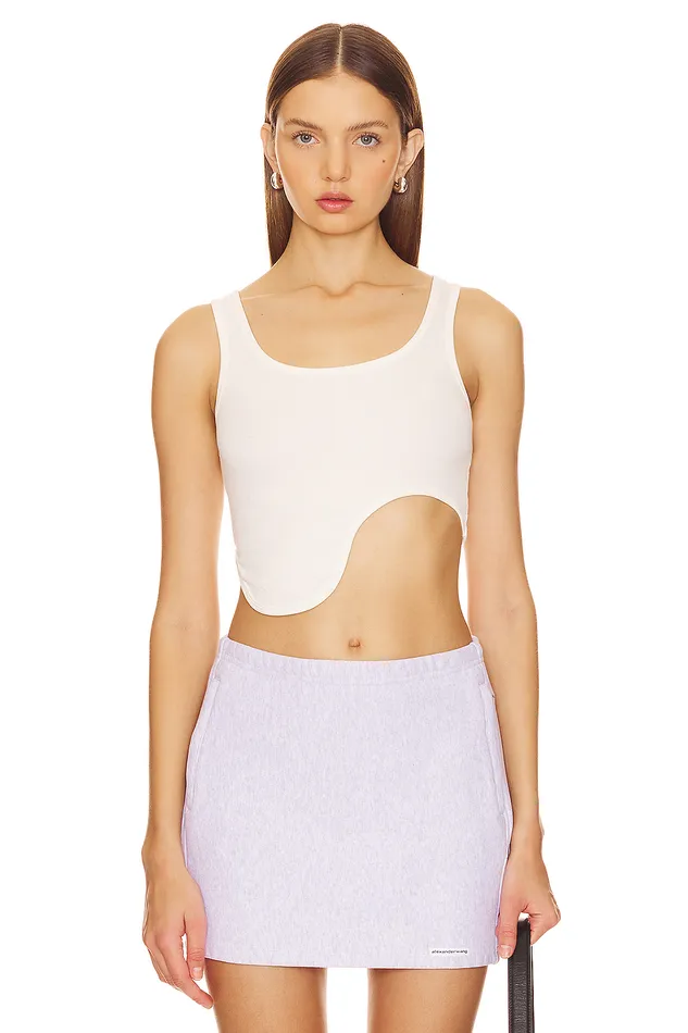 Tops Women Lovers and Friends X Anja Dujakovic Sonya Tank White
