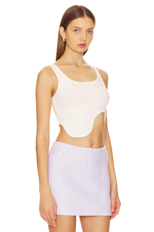 Tops Women Lovers and Friends X Anja Dujakovic Sonya Tank White Tops Women Lovers and Friends X Anja Dujakovic Sonya Tank White