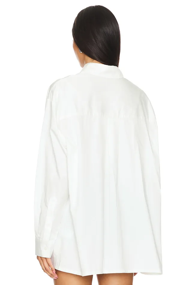 Tops Women Lovers and Friends X Maggie Macdonald Mia Shirt White Tops Women Lovers and Friends X Maggie Macdonald Mia Shirt White