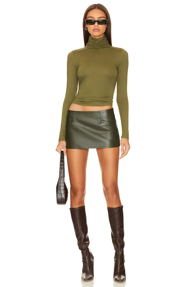 Tops Women Lovers and Friends X Rachel Katie Turtleneck Dark Green Tops Women Lovers and Friends X Rachel Katie Turtleneck Dark Green
