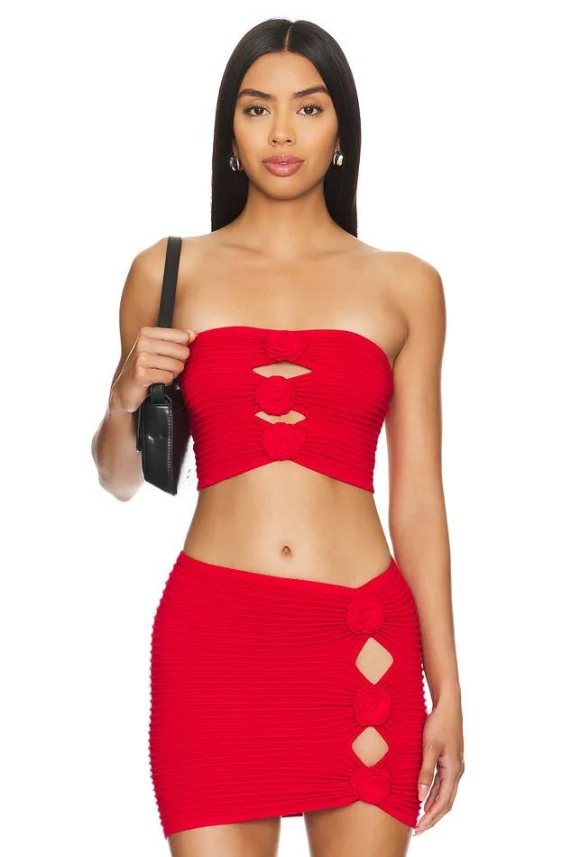 Tops Women Lovers and Friends Ziona Tube Top Red