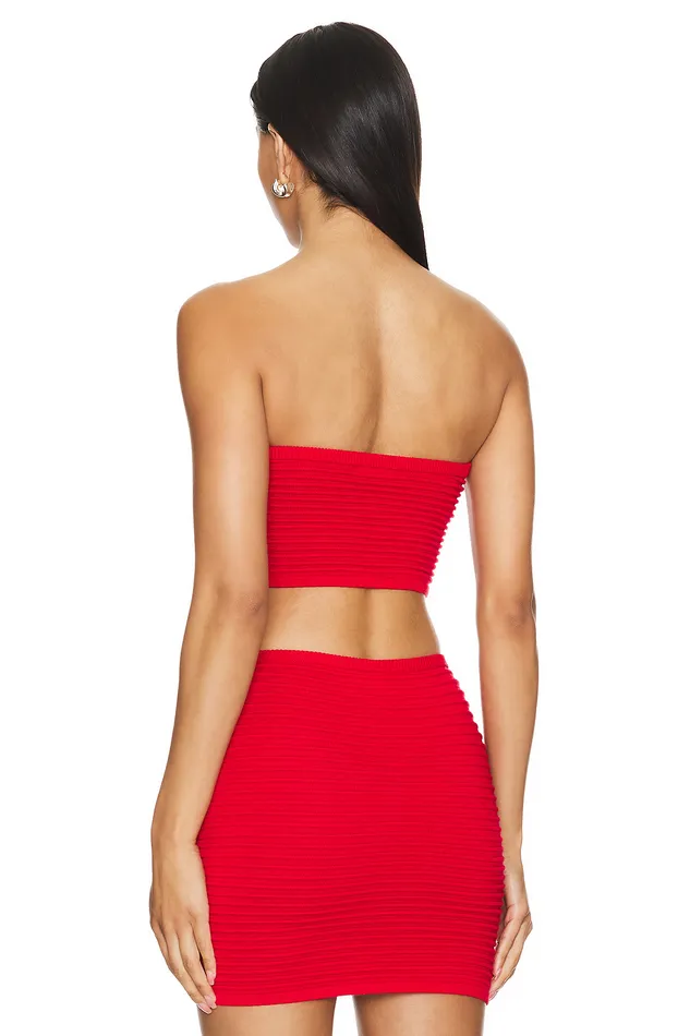 Tops Women Lovers and Friends Ziona Tube Top Red Tops Women Lovers and Friends Ziona Tube Top Red