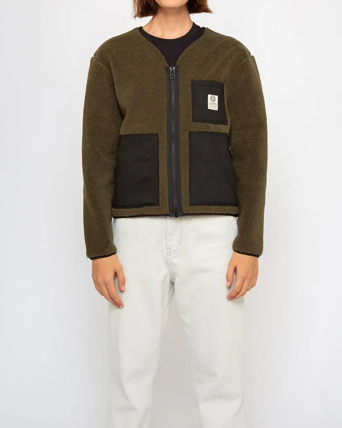 Women Ada Fleece Jacket 8211 Clover Deus Ex Machina Jackets