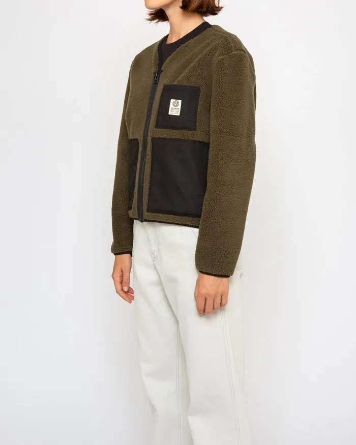 Women Ada Fleece Jacket 8211 Clover Deus Ex Machina Jackets Women Ada Fleece Jacket 8211 Clover Deus Ex Machina Jackets