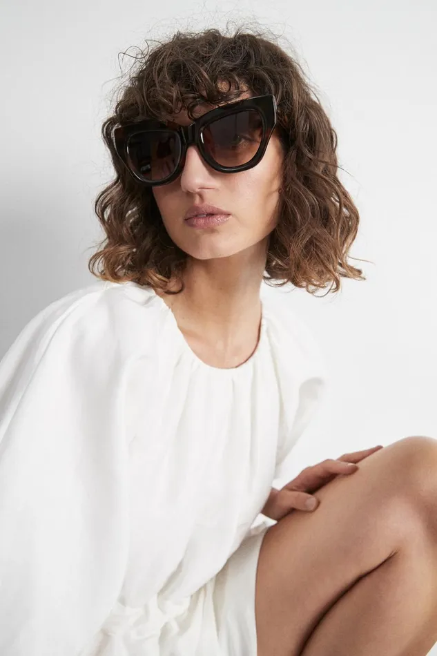 Women Aje X Local Supply The Catfarer Sunglasses Tortbrown Gradient Aje Sunglasses
