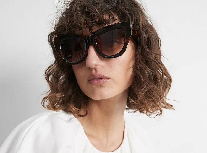 Women Aje X Local Supply The Catfarer Sunglasses Tortbrown Gradient Aje Sunglasses