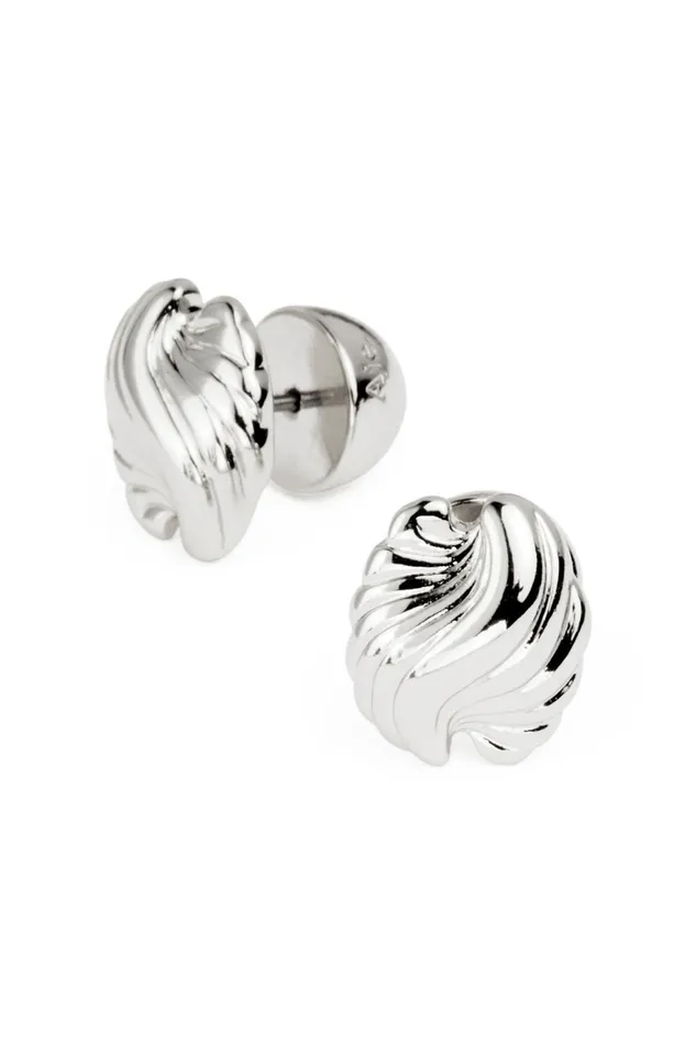 Women Alina Mini Clamshell Earring Silver Aje Jewellery