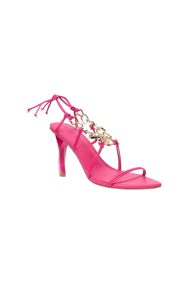 Women Astrid Chain Heel Fuchsia Aje Shoes