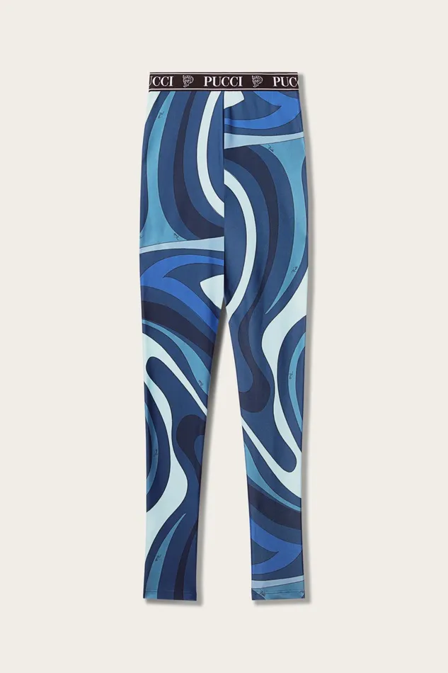 Women Athleisure PUCCI MarmoPrint Leggings