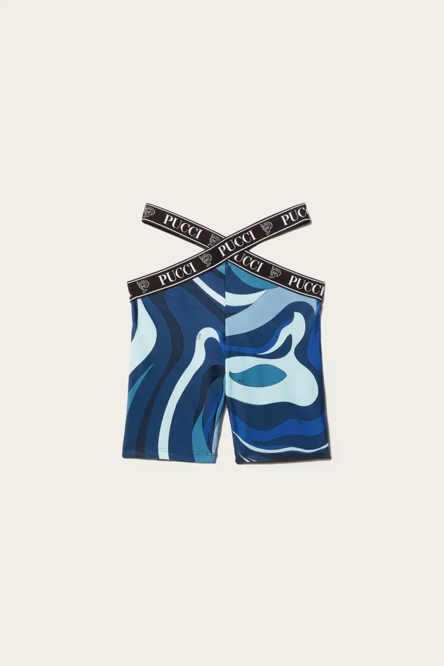 Women Athleisure PUCCI MarmoPrint Shorts