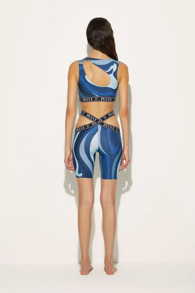Women Athleisure PUCCI MarmoPrint Shorts