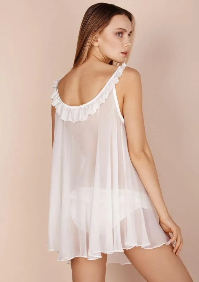 Women Babydolls Gilda and Pearl Bardot Babydoll Ivory Women Babydolls Gilda and Pearl Bardot Babydoll Ivory