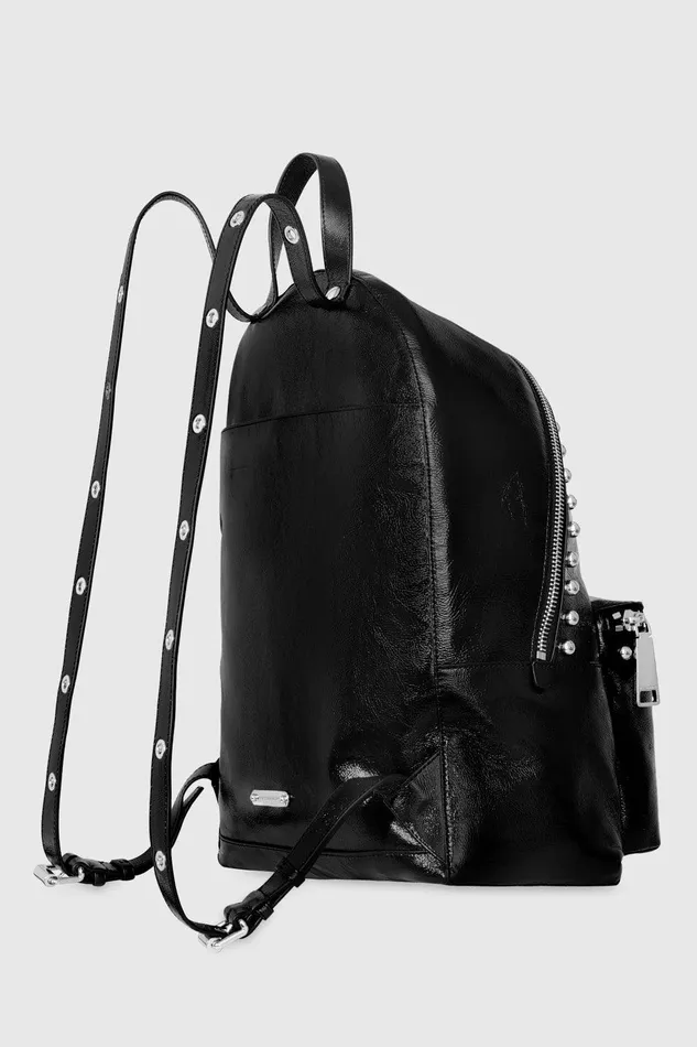 Women Backpacks Rebecca Minkoff Dome Backpack With Studs Blacksilver Women Backpacks Rebecca Minkoff Dome Backpack With Studs Blacksilver