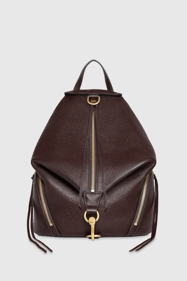 Women Backpacks Rebecca Minkoff Julian Backpack Cigaroantique Brass