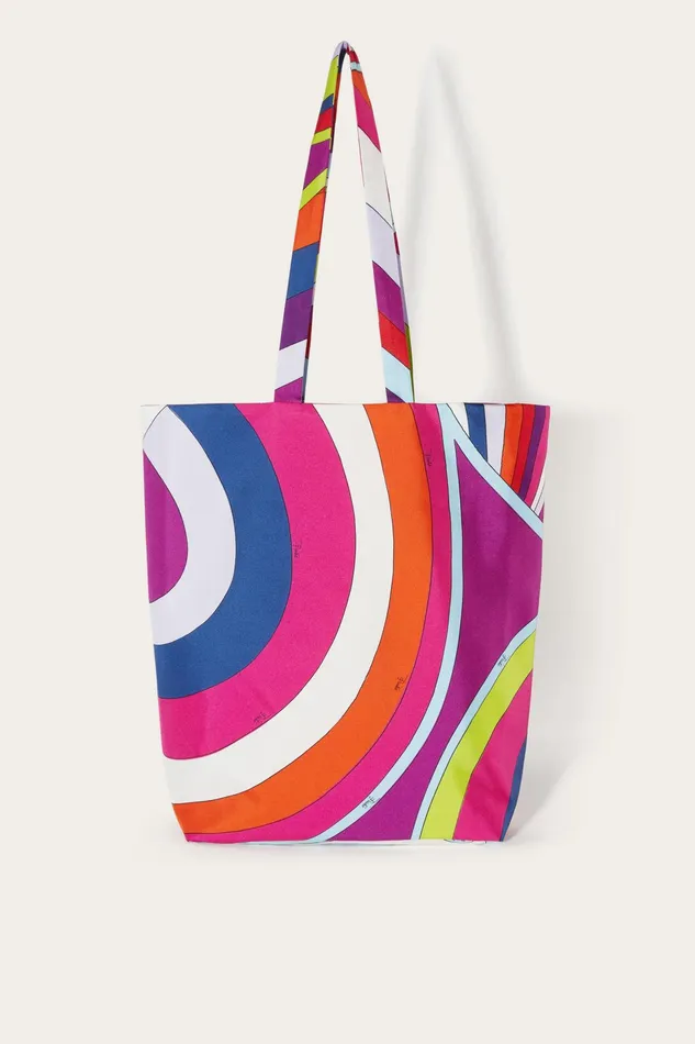Women Bags PUCCI IridePrint SilkTwill Shopper Bag