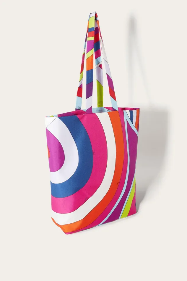 Women Bags PUCCI IridePrint SilkTwill Shopper Bag