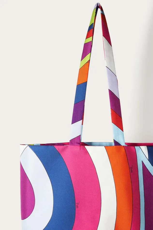 Women Bags PUCCI IridePrint SilkTwill Shopper Bag