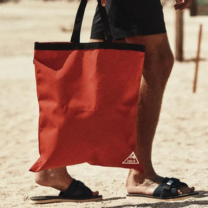 Women Beach Foldaway Tote 8211 Red Deus Ex Machina Bags