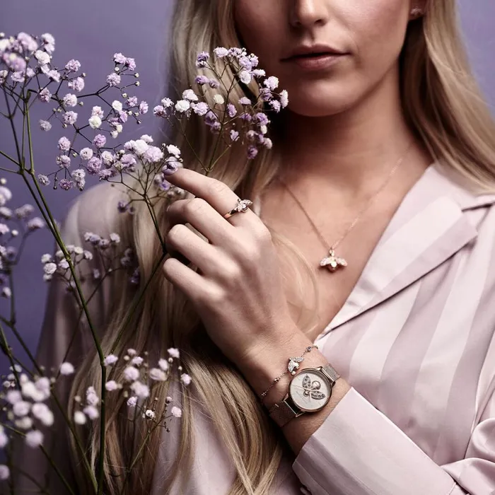 Women Bee Watches Olivia Burton Rainbow Bee Womens Watch 30mm