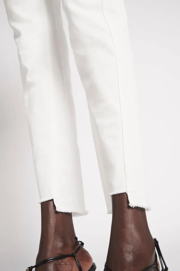 Women Bianca Denim Belted Jean White Aje Pants