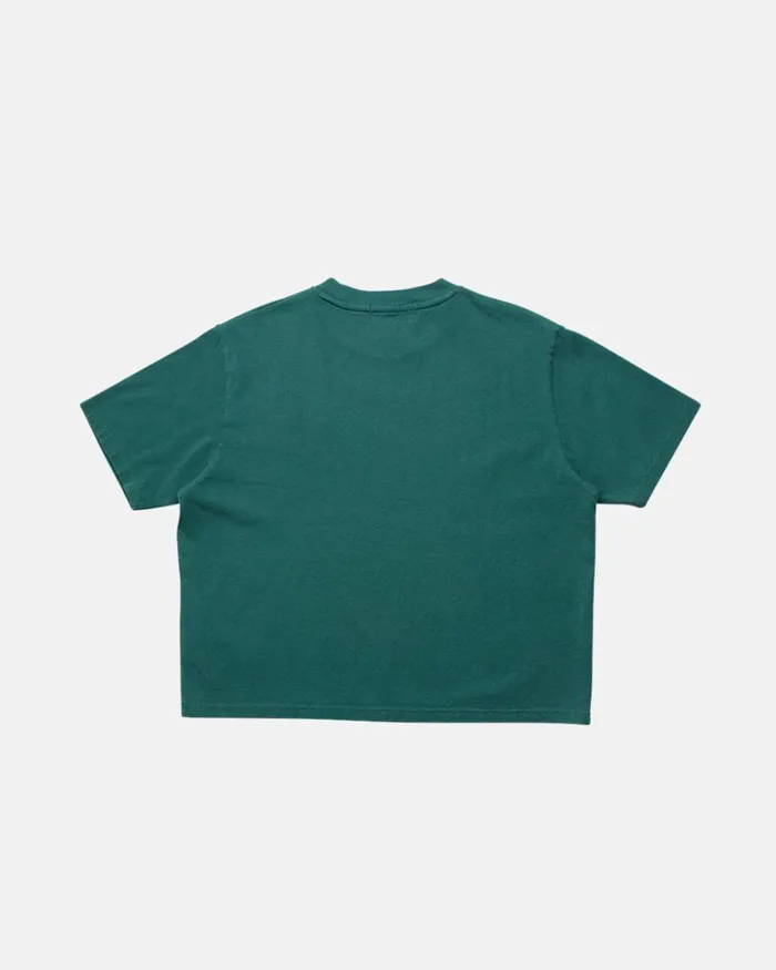 Women Box TShirt 8211 Teal Deus Ex Machina Tees Women Box TShirt 8211 Teal Deus Ex Machina Tees