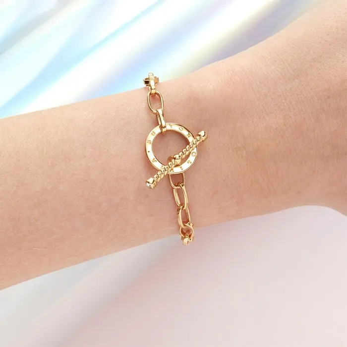 Women Bracelets Olivia Burton Bejewelled TBar Bracelet Gold