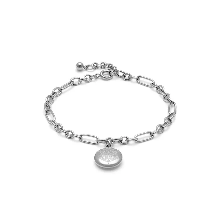Women Bracelets Olivia Burton Ever Stacked Silver Tone MultiChain Bracelet