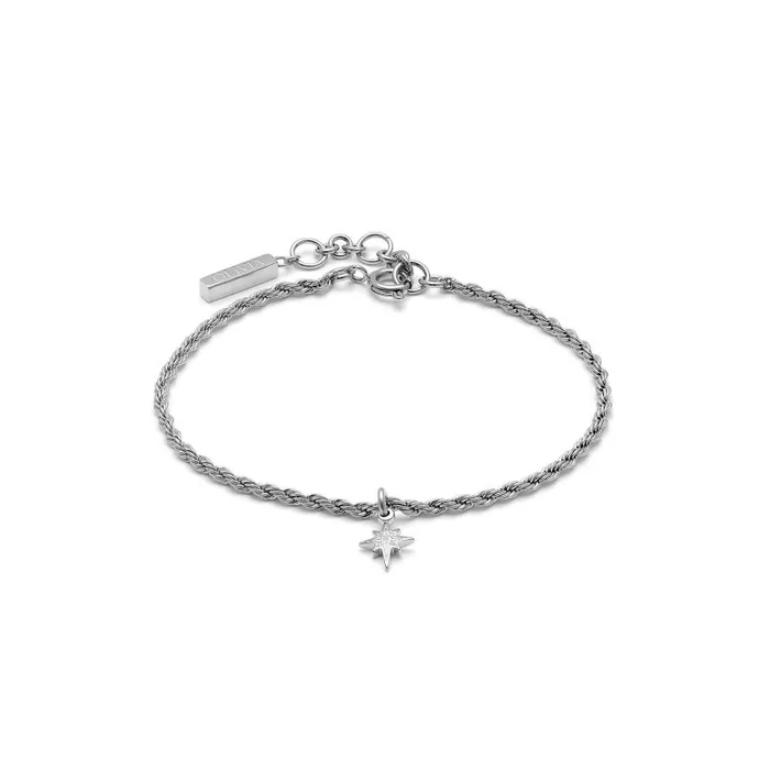 Women Bracelets Olivia Burton Ever Stacked Silver Tone MultiChain Bracelet
