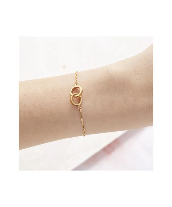 Women Bracelets Olivia Burton Gold Interlink Bracelet