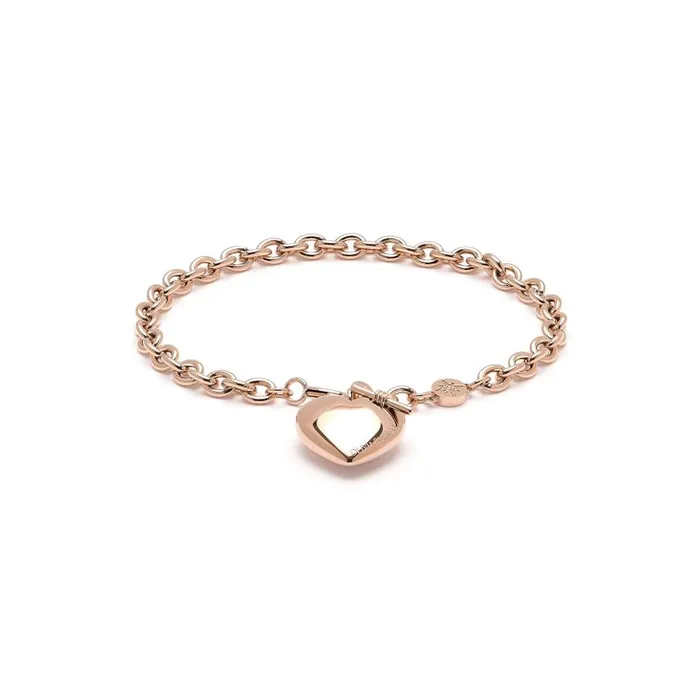 Women Bracelets Olivia Burton Knot Heart Rose Gold Bracelet