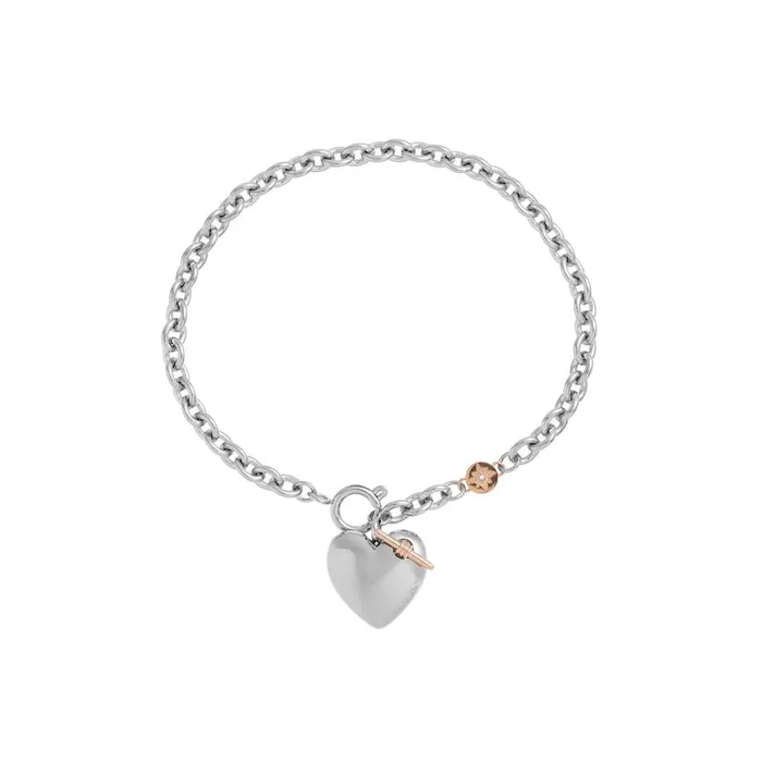 Women Bracelets Olivia Burton Knot Heart Silver Bracelet